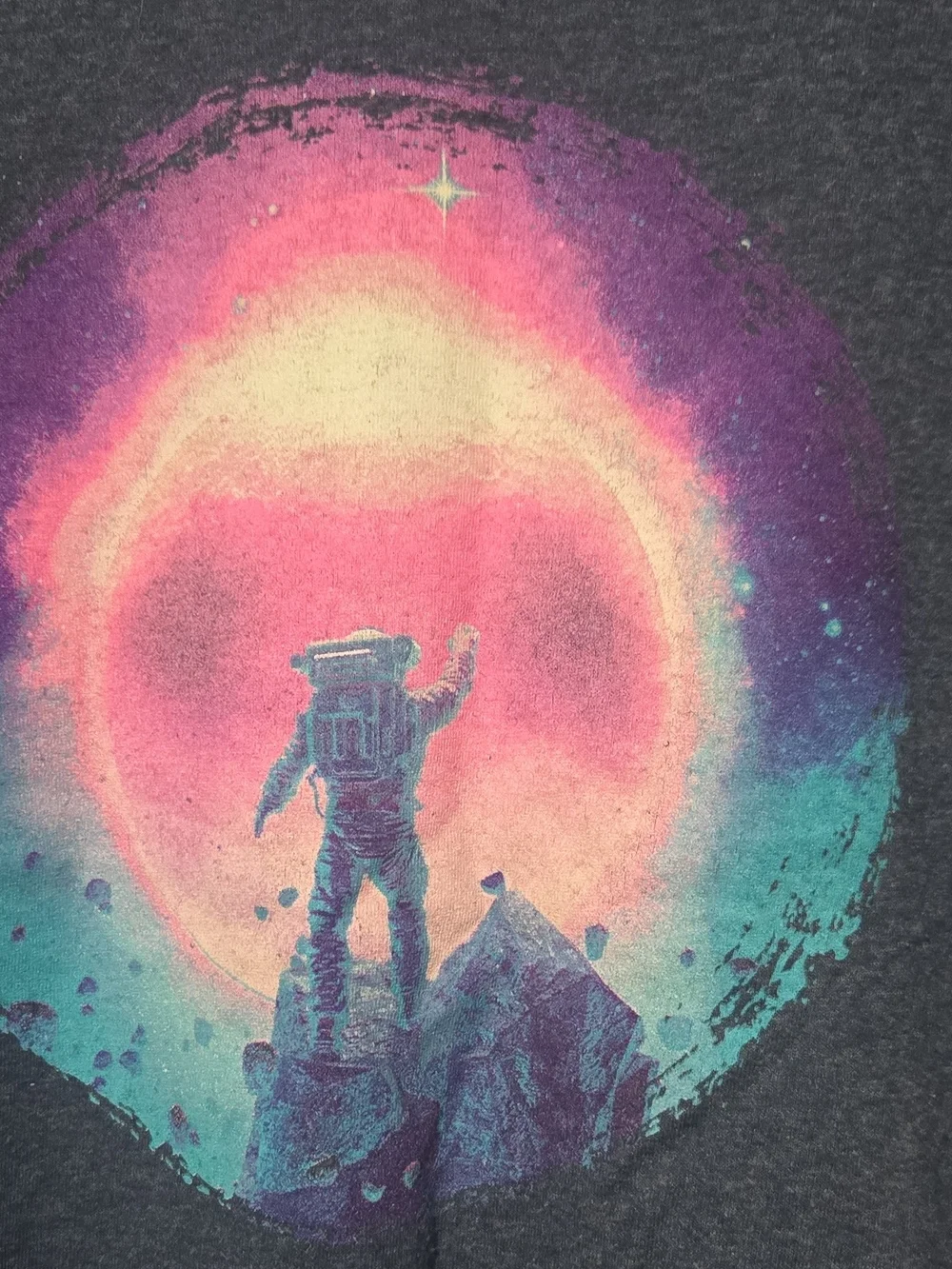 Capsule Youth XL Navy Graphic Space Explorer T-Shirt